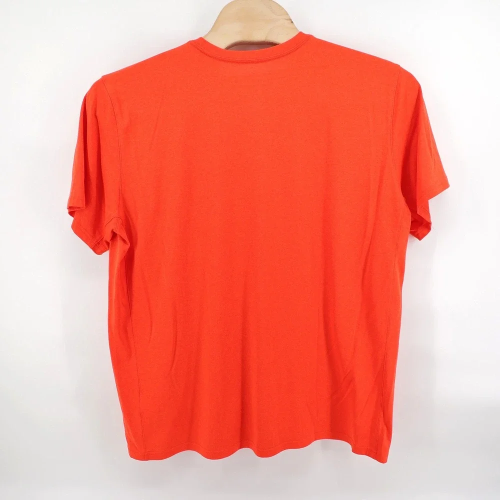 Nike‎ Clemson Basketball T-Shirt Orange Dri-FIT Athletic Cut Mens XXL